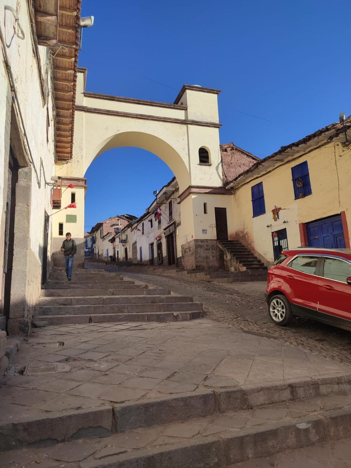 Hostal Con Vista A La Ciudad Santa Ana Cuzco Exterior foto