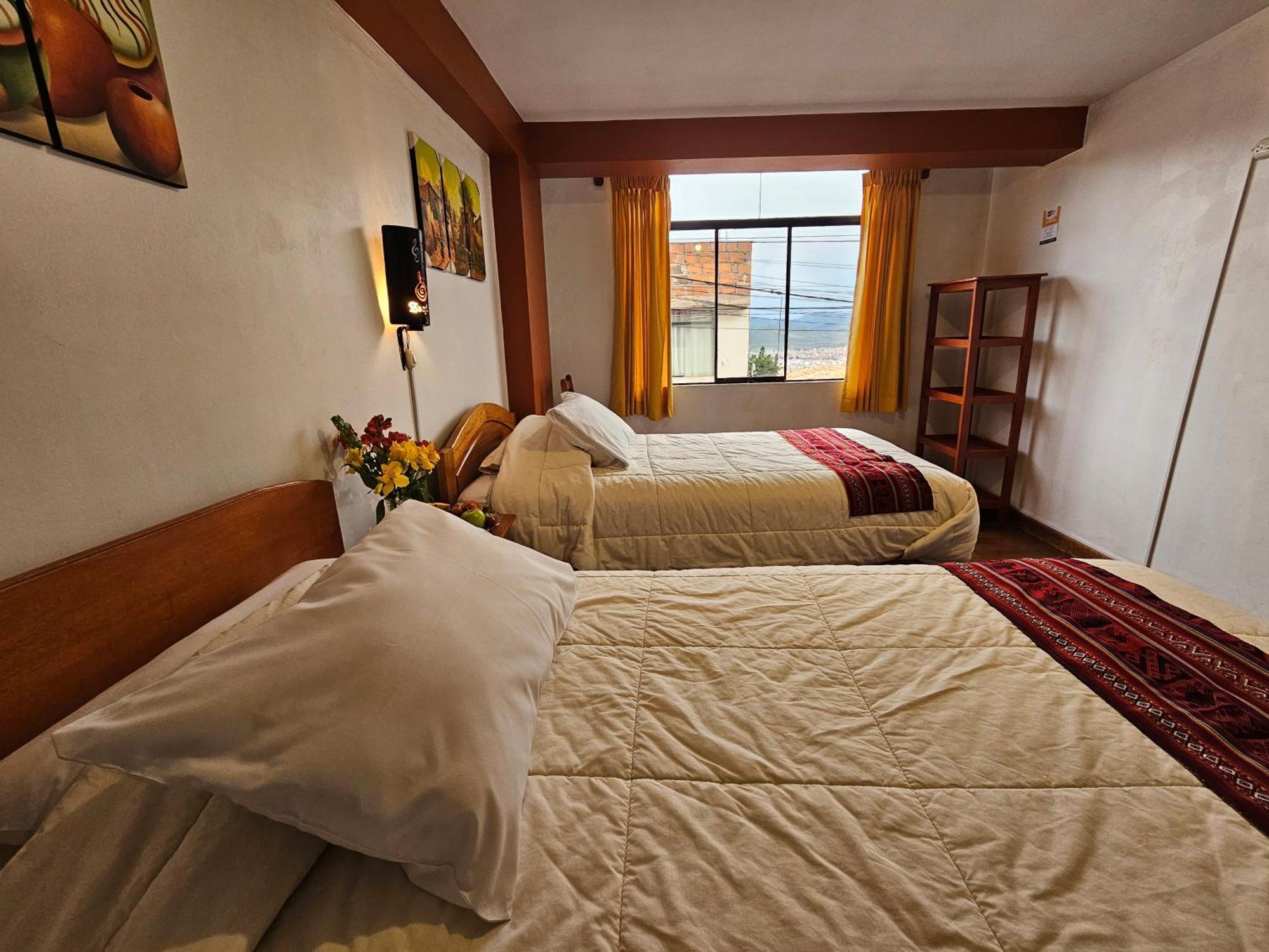 Hostal Con Vista A La Ciudad Santa Ana Cuzco Exterior foto
